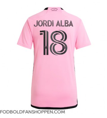 Inter Miami Jordi Alba #18 Hjemmebanetrøje Dame 2024-25 Kortærmet